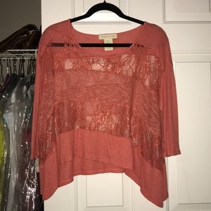 Urban Outfitters Orange lace top